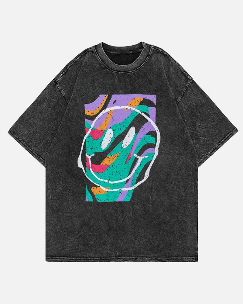 Plus Size Smiley T-Shirt