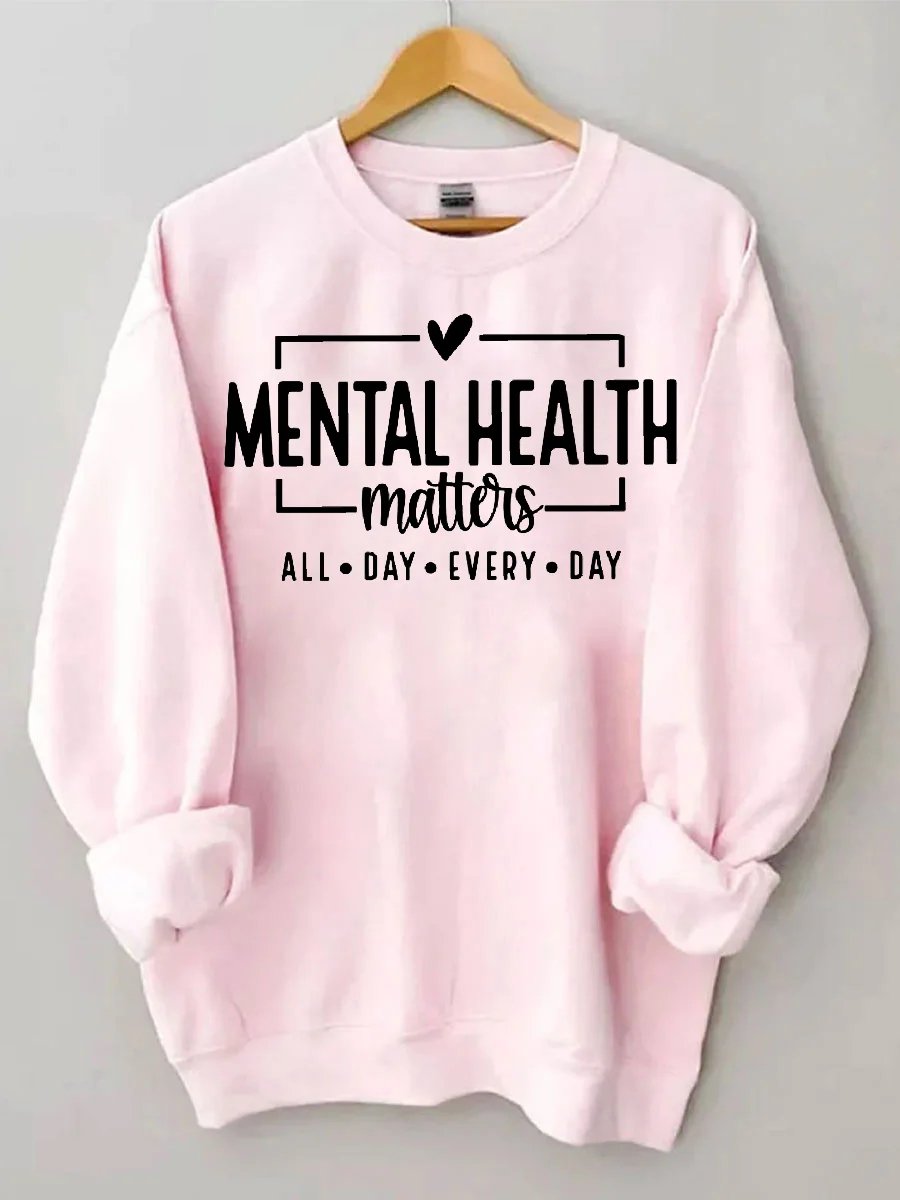 Women's Plus Size Mental Health Matters Sweatshirt