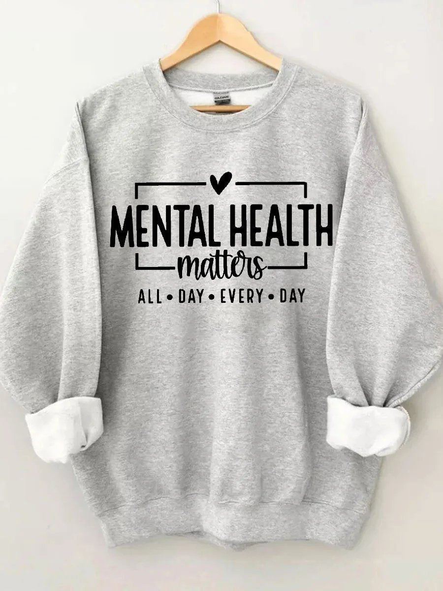 Women's Plus Size Mental Health Matters Sweatshirt