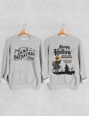 Women's Plus Size Sleepy Hollow Dead And Breakfast Sweatshirt