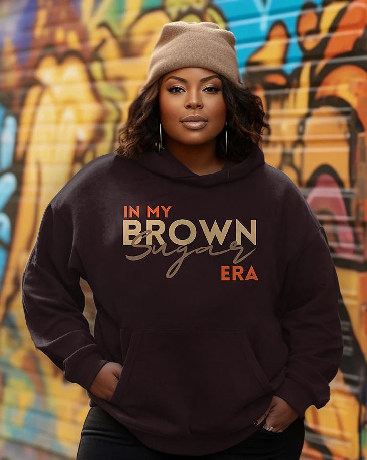 Women's Plus In My Brownsuger Era Hoodie