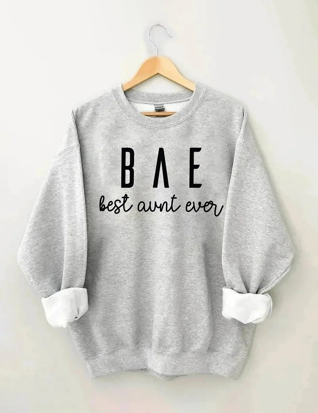 Women's Plus Size Best Aunt Ever Sweatshirt Color - Grey