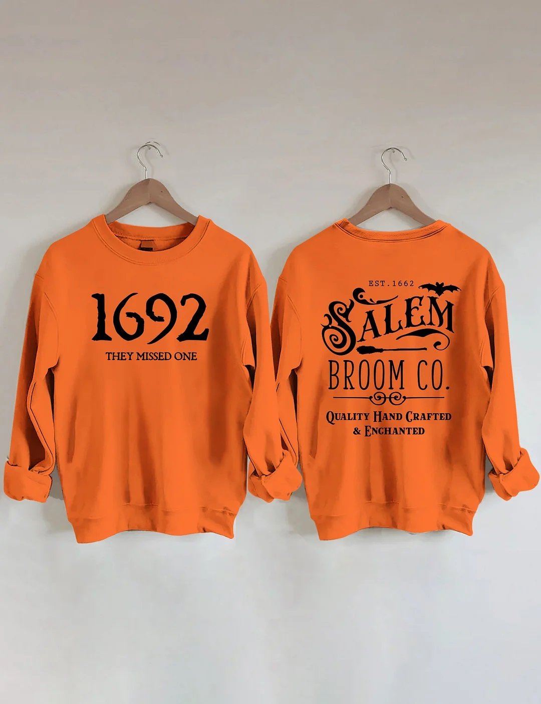 Women's Plus Size Salem Broom Co Halloween Sweatshirt