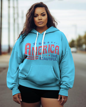 Women's Plus America The Beautiful Hoodie