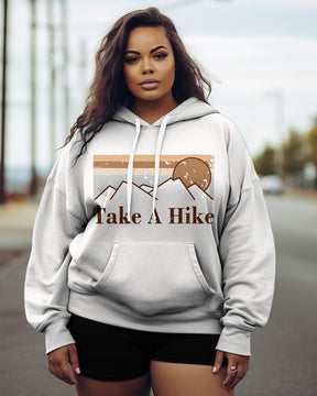 Women's Plus Take A Hike Hoodie