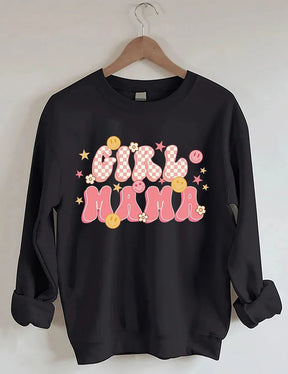 Women's Plus Size Girl Mama Sweatshirt