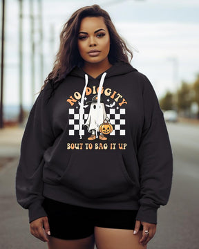 Women's Plus No Diggity Bout To Bag It Up Hoodie