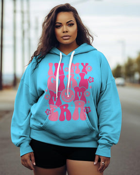 Women's Plus In My Girl Mom Era Hoodie