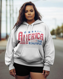 Women's Plus America The Beautiful Hoodie