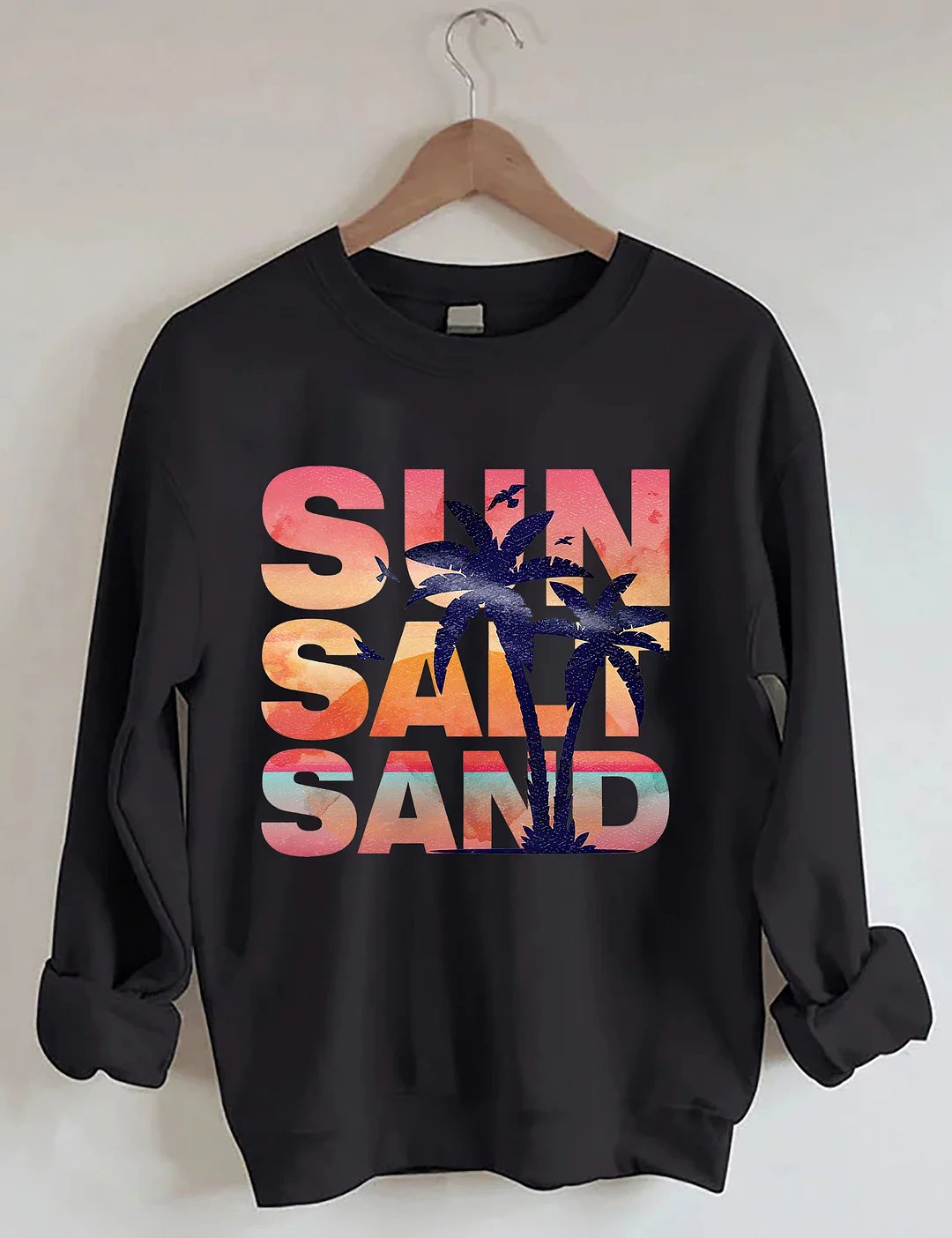 Women's Plus Size Sun Salt Sand Sweatshirt