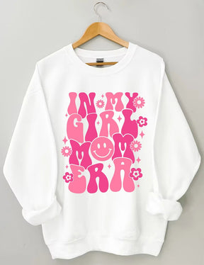 Women's Plus Size In My Girl Mom Era Sweatshirt