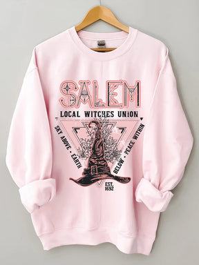 Women's Plus Size Salem Local Witches Union Sweatshirt