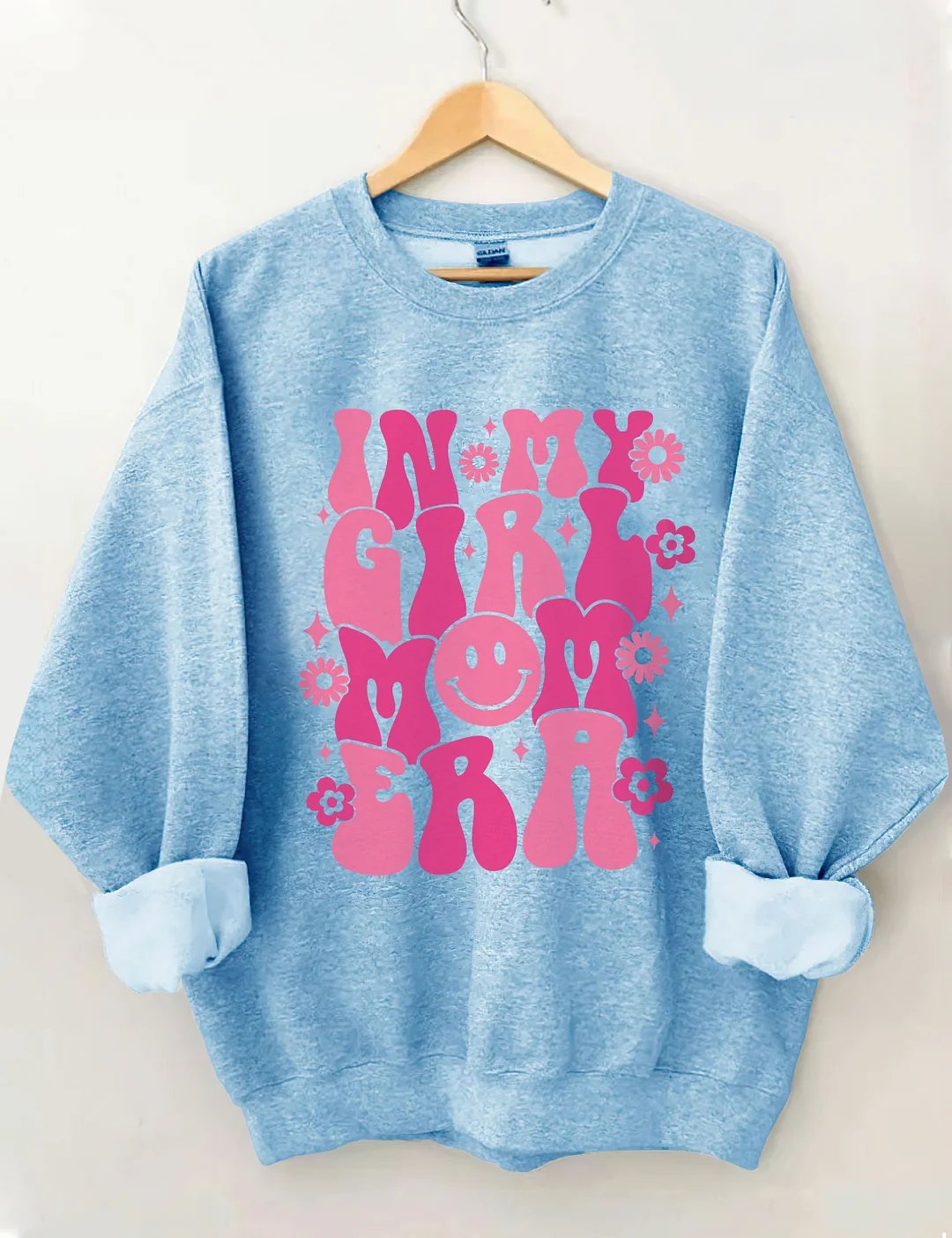 Women's Plus Size In My Girl Mom Era Sweatshirt