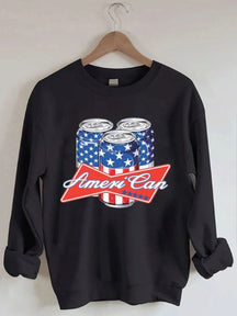 Women's Plus Size AmeriCan Sweatshirt