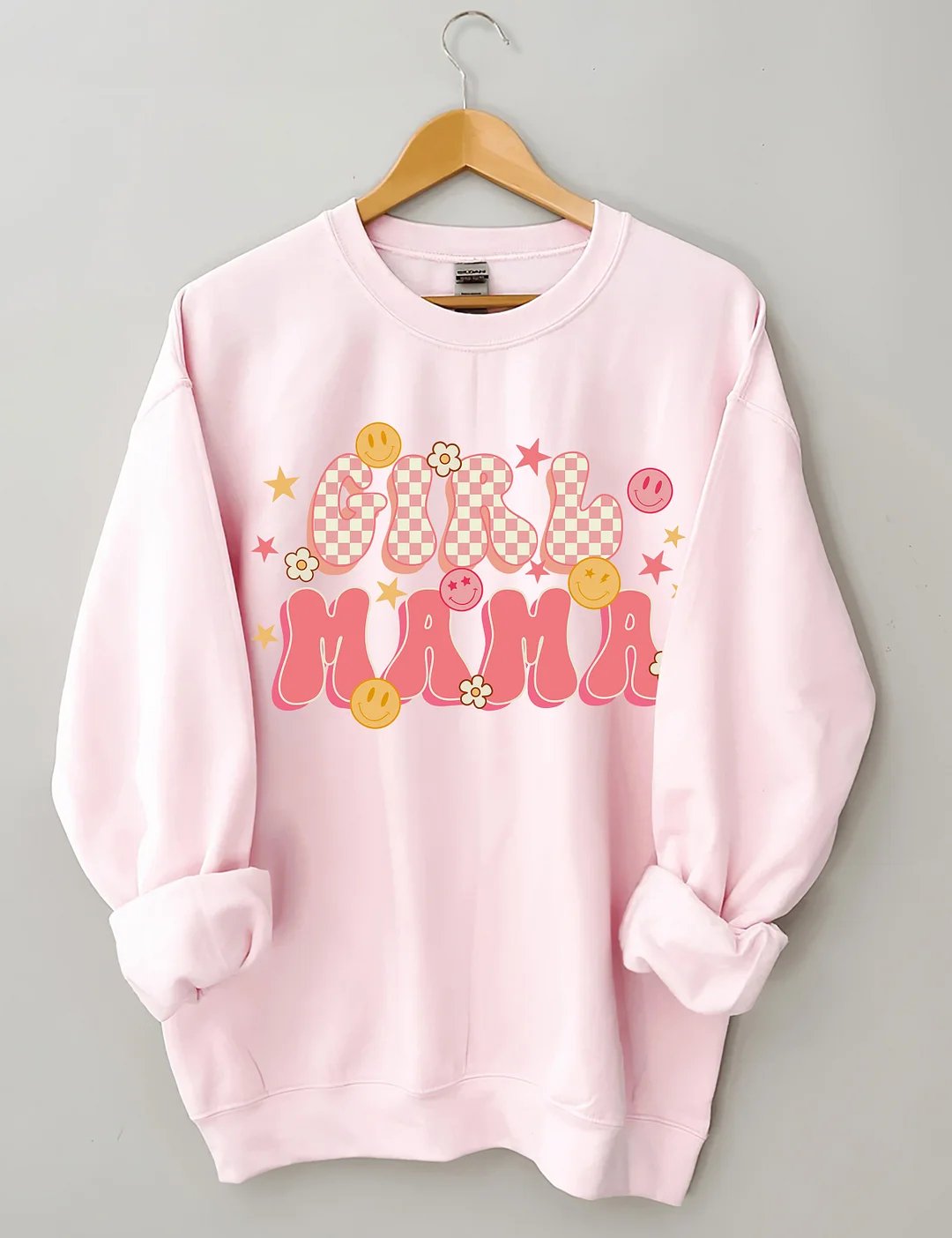 Women's Plus Size Girl Mama Sweatshirt