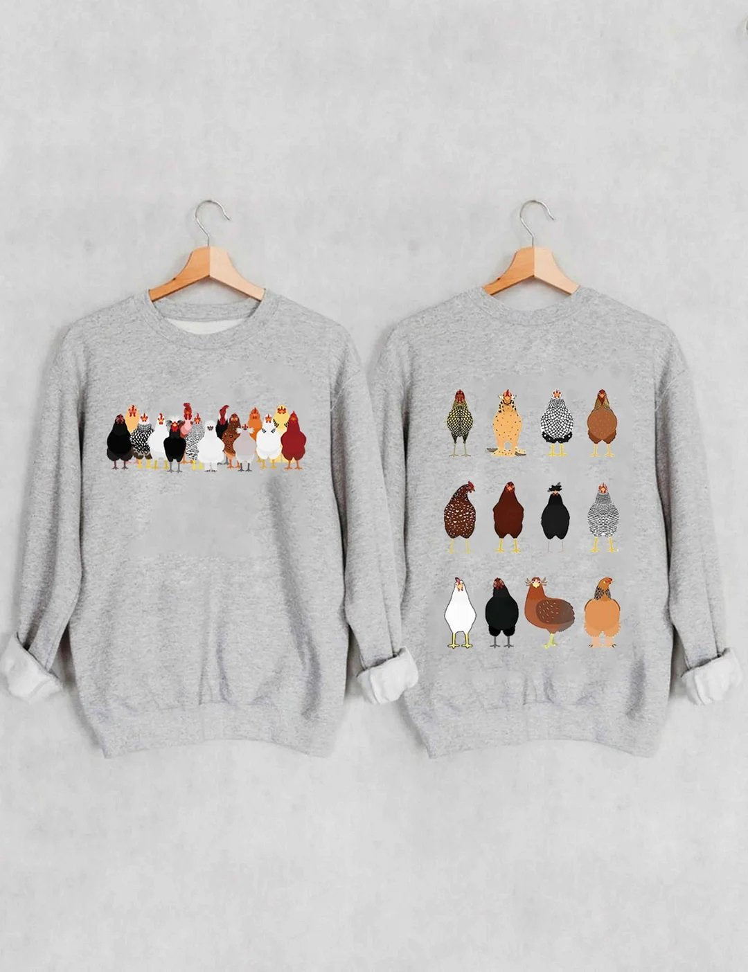 Women's Plus Size Love Chickens Sweatshirt