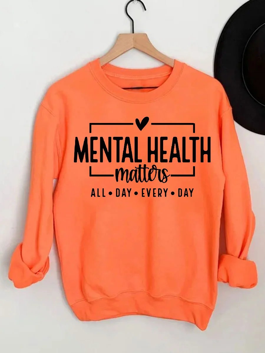 Women's Plus Size Mental Health Matters Sweatshirt