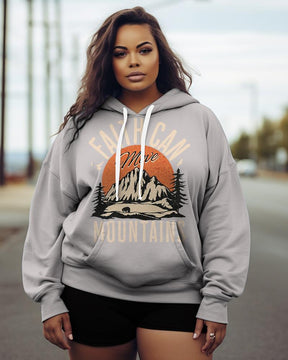 Women's Plus Faith Can Move Mountains Hoodie