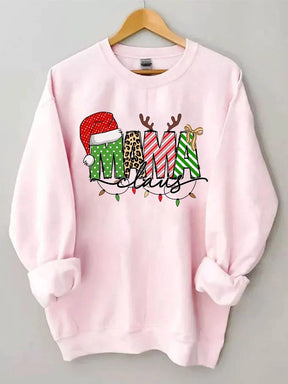 Women's Plus Size MAMA Christmas Sweatshirt