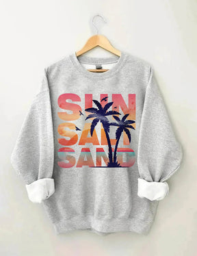 Women's Plus Size Sun Salt Sand Sweatshirt