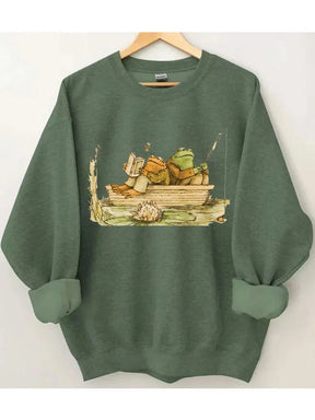 Women's Plus Size Frog And Toad Sweatshirt