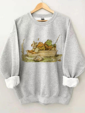 Women's Plus Size Frog And Toad Sweatshirt