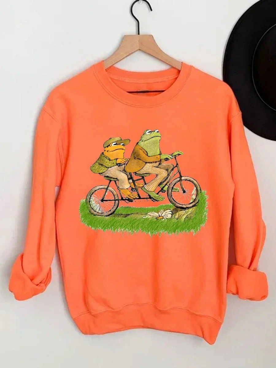 Women's Plus Size Frog And Toad Sweatshirt