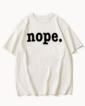 Plus Size Vintage Nope. T-Shirt