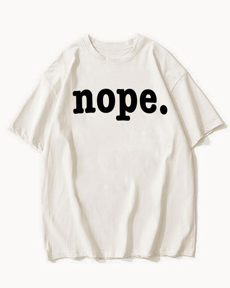 Plus Size Vintage Nope. T-Shirt