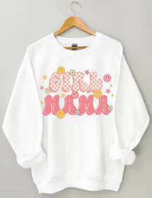 Women's Plus Size Girl Mama Sweatshirt