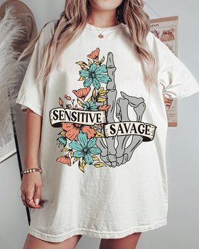 Plus Size Vintage Sensitive Savage T-Shirt