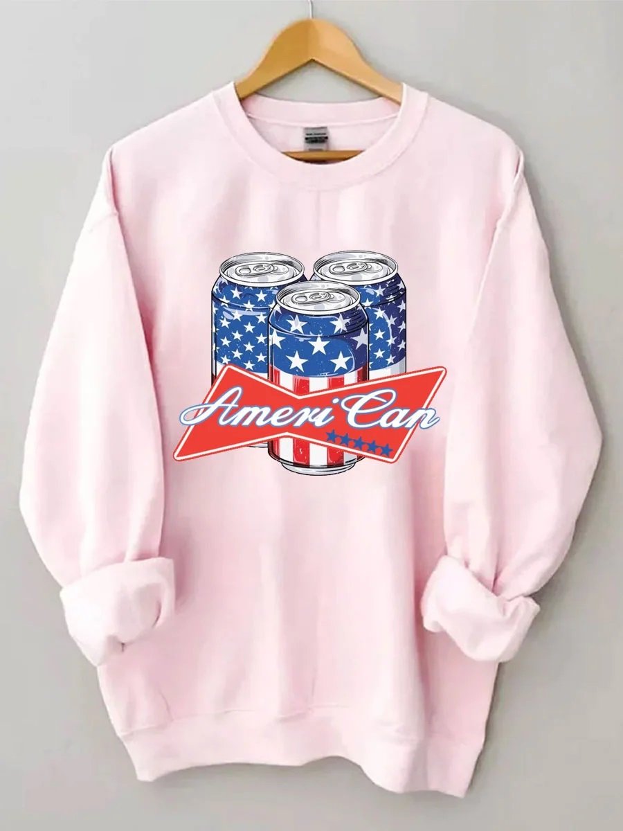 Women's Plus Size AmeriCan Sweatshirt