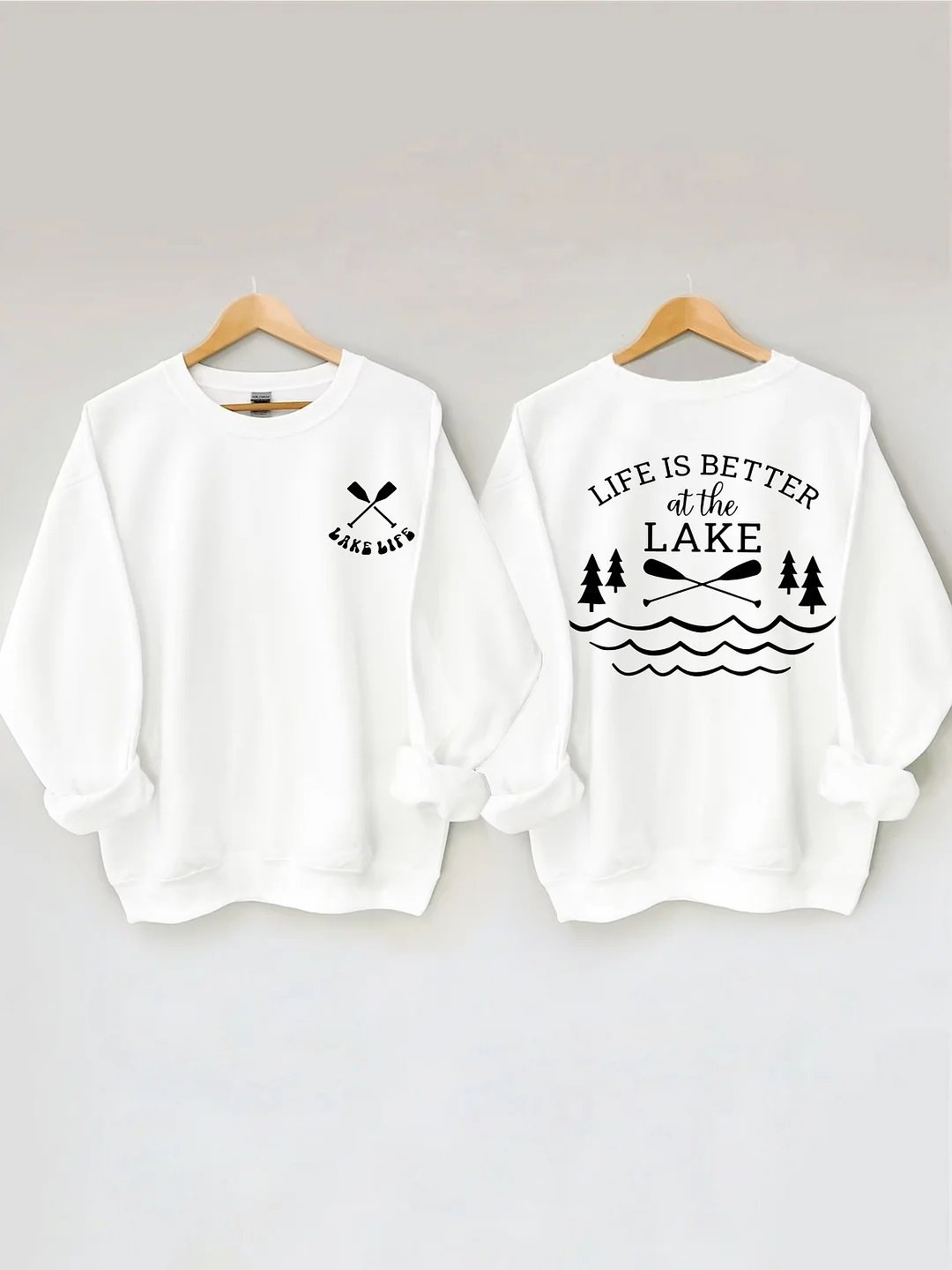 Women's Plus Size Life Is Better At The Lake Sweatshirt