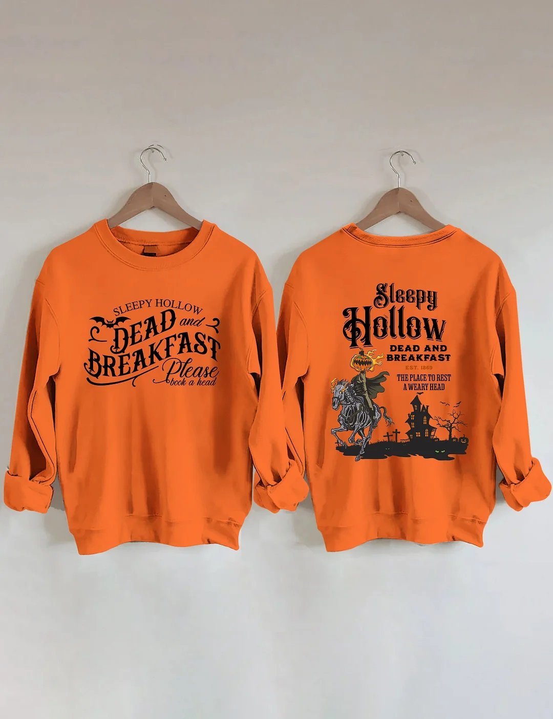 Women's Plus Size Sleepy Hollow Dead And Breakfast Sweatshirt