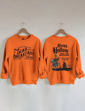 Women's Plus Size Sleepy Hollow Dead And Breakfast Sweatshirt