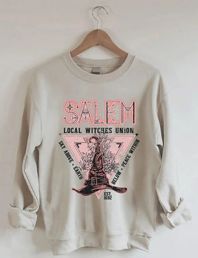 Women's Plus Size Salem Local Witches Union Sweatshirt