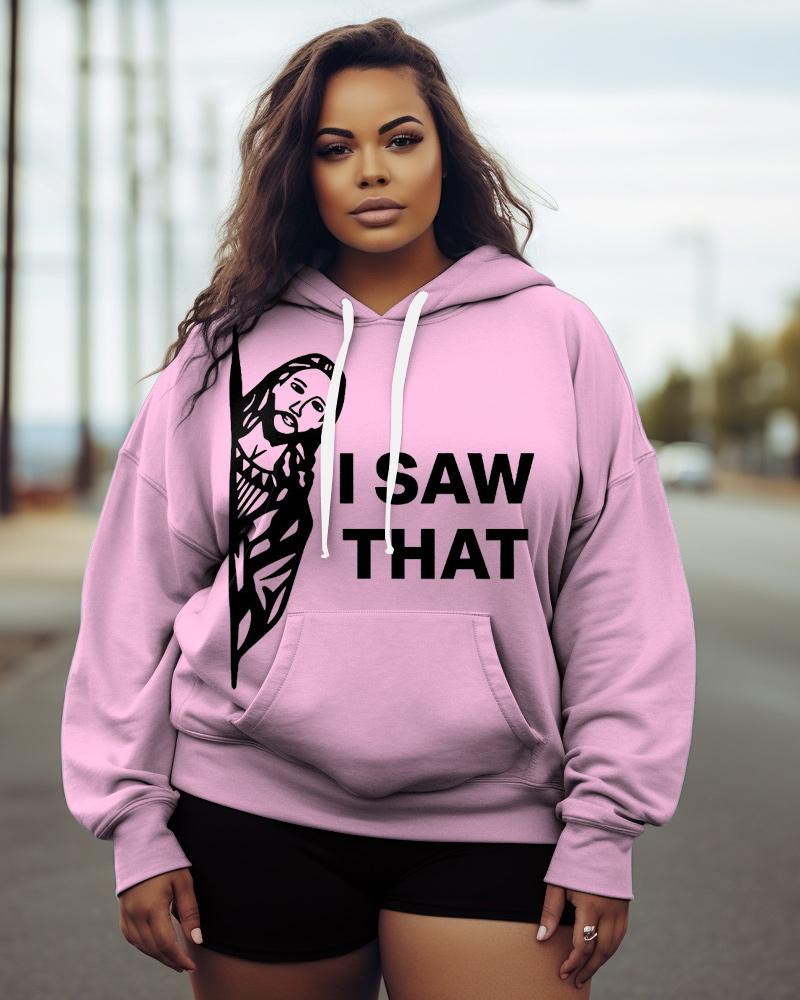 Women's Plus Ghost Reading Hoodie