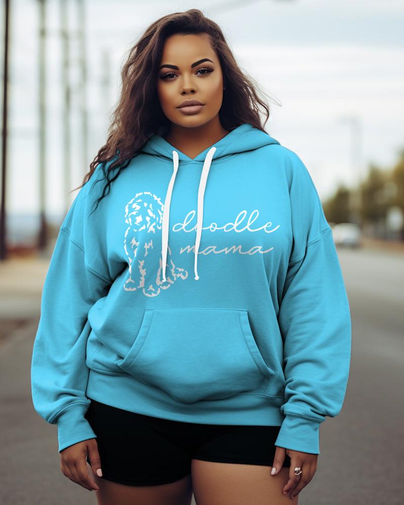 Women's Plus Doodle Mama Hoodie