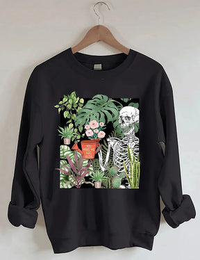 Women's Plus Size You Make Me Feel Alive Plant Sweatshirt