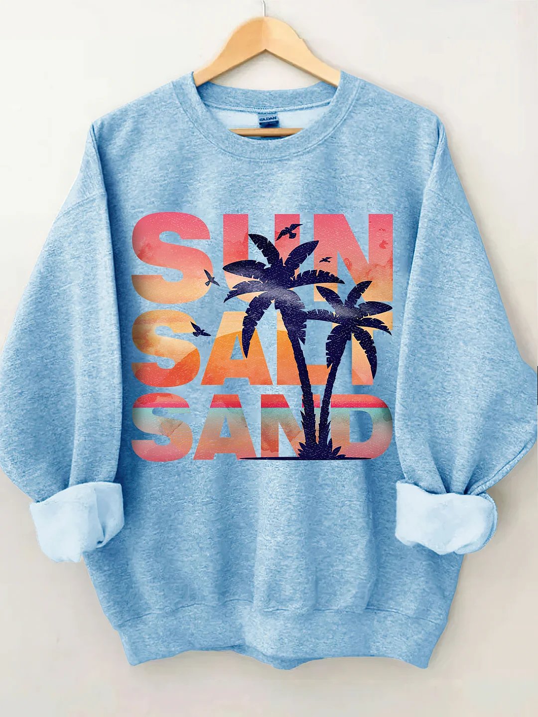 Women's Plus Size Sun Salt Sand Sweatshirt