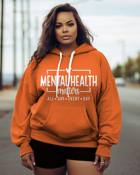 Women's Plus Mental Health Matters Hoodie