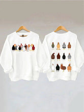 Women's Plus Size Love Chickens Sweatshirt