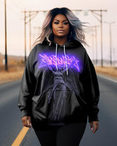 Women's Plus Siz Angel Long Sleeve Hoodie