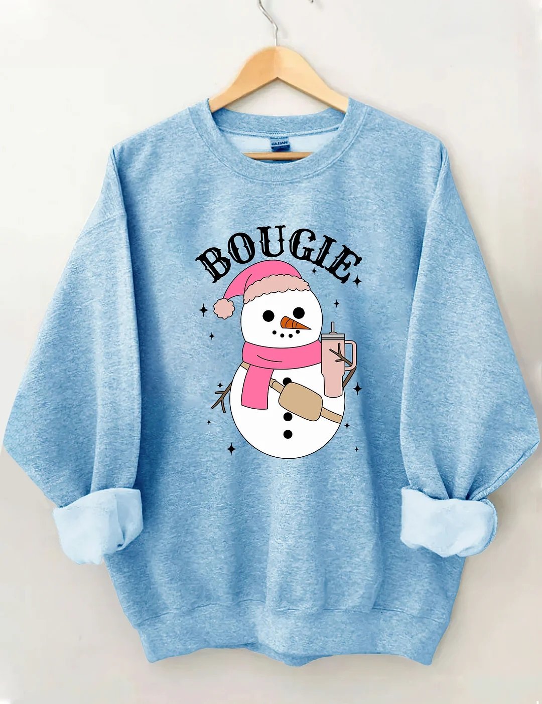 Women's Plus Size Bougie Snowman Sweatshirt