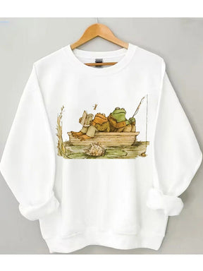 Women's Plus Size Frog And Toad Sweatshirt