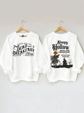 Women's Plus Size Sleepy Hollow Dead And Breakfast Sweatshirt