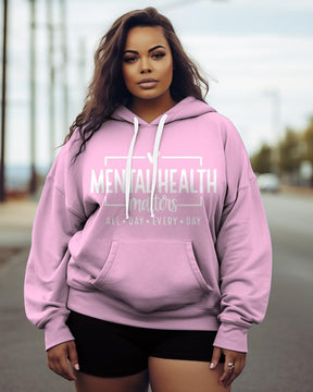 Women's Plus Mental Health Matters Hoodie