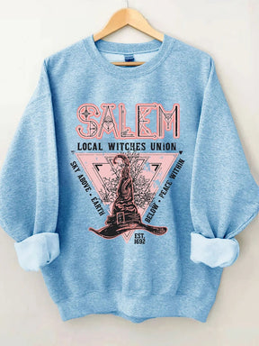 Women's Plus Size Salem Local Witches Union Sweatshirt