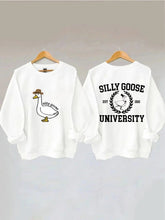 Women's Plus Size Silly Goose University Sweatshirt