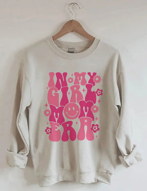 Women's Plus Size In My Girl Mom Era Sweatshirt